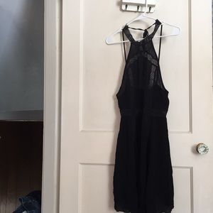 New Free people black halter dress medium